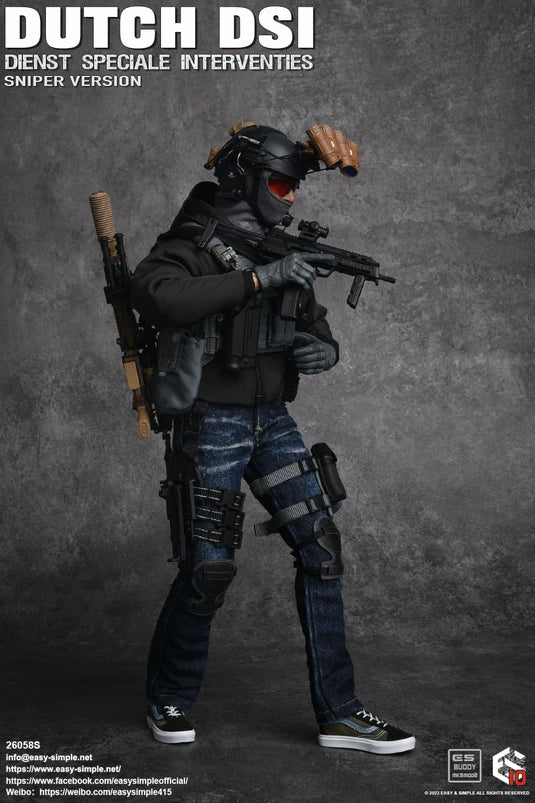 Dutch DSI Sniper Version - Grey Gloved Hand Set
