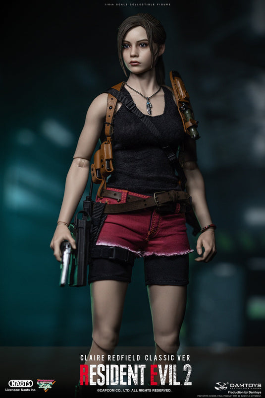 Resident Evil 2 Claire Redfield - Mac-11 Submachine Gun w/Ammo Box