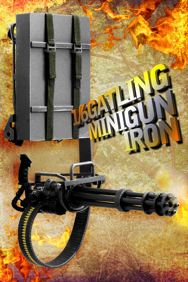 Load image into Gallery viewer, Iron Color Gatling Minigun - MINT IN BOX
