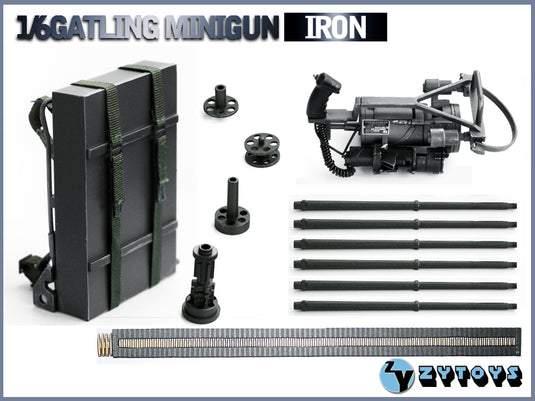 Iron Color Gatling Minigun - MINT IN BOX