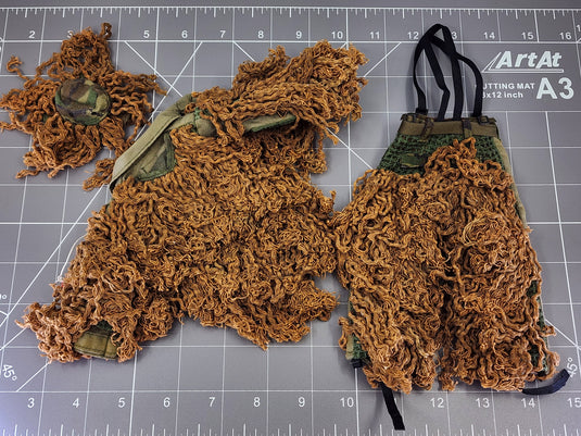 BAM 1/6 Snake Sniper Uniform W/ Brush Cover Camo (BBI)