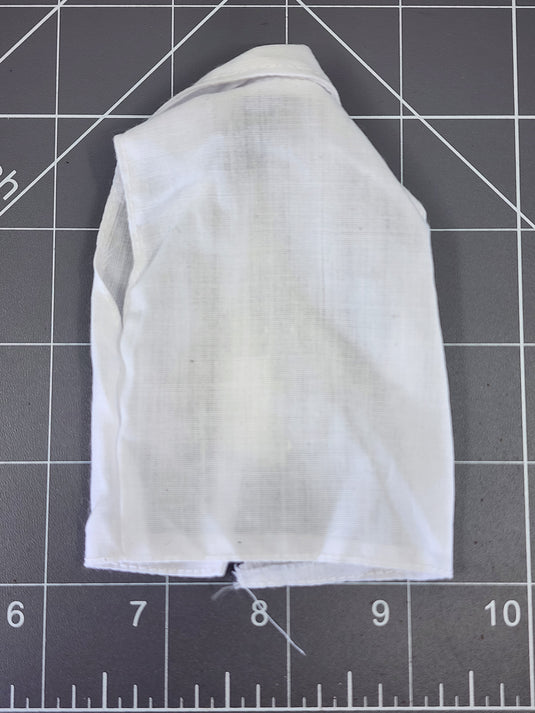 BAM 1/6 White Sleeveless Shirt W/ Collar