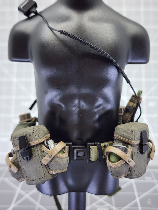 BAM 1/6 OD Green Belt W/ Pouches & Radio (Dragon)