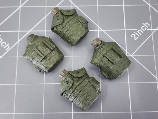 BAM 1/6 OD Green Canteen 4 Pack (Dragon)