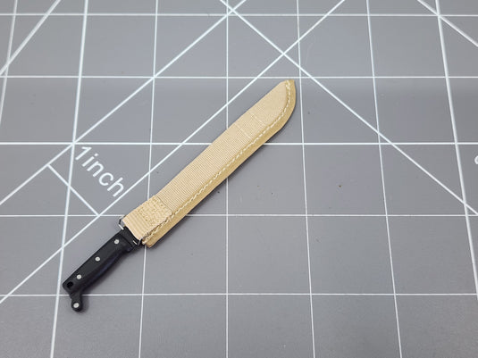 BAM 1/6 Machete W/ tan Sheath