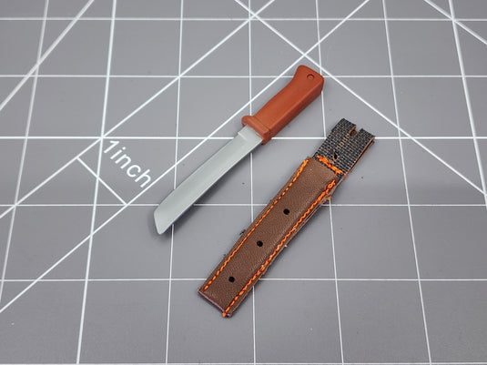 BAM 1/6 Machete W/ Brown Sheath