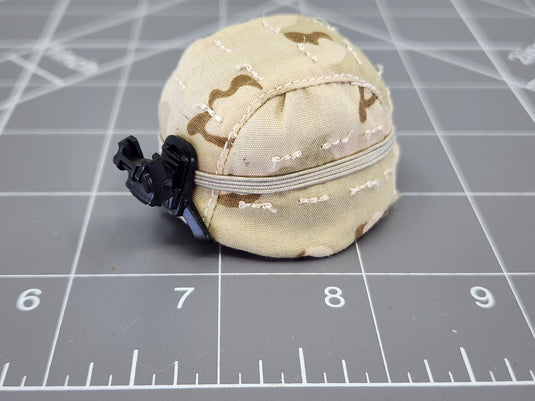 BAM 1/6 3C Desert Camo Helmet W/ Attachment (Dragon)