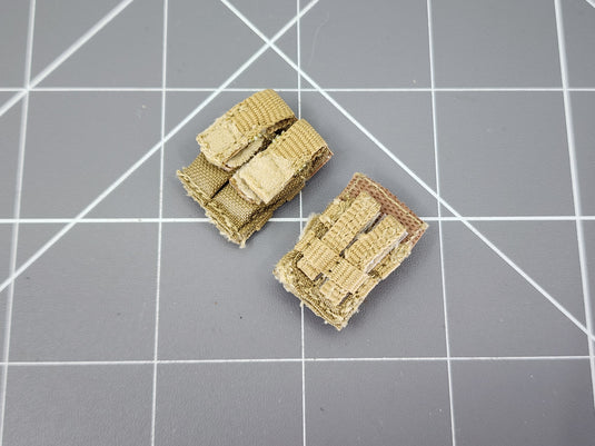 BAM 1/6 Coyote Tan Pistol Ammo Pouch Set