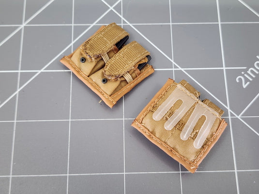 BAM 1/6 Coyote Tan Double M4 Ammo Pouches (Toy Soldier)