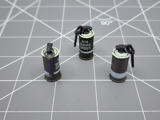 BAM 1/6 M18 Green Smoke Grenade Set