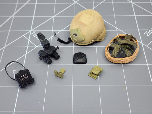 BAM 1/6 Coyote Tan Helmet W/ Extras