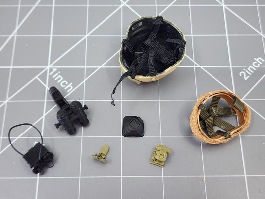BAM 1/6 Coyote Tan Helmet W/ Extras