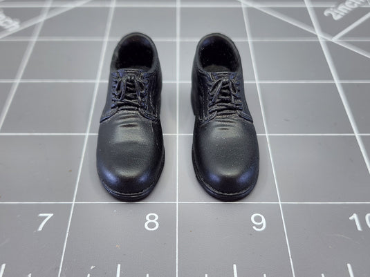 BAM 1/6 Black Shoes (Peg Type)