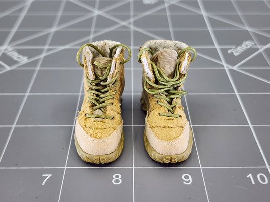 BAM 1/6 Coyote Tan Hiking Boots (Soldier Story) (Foot Type)