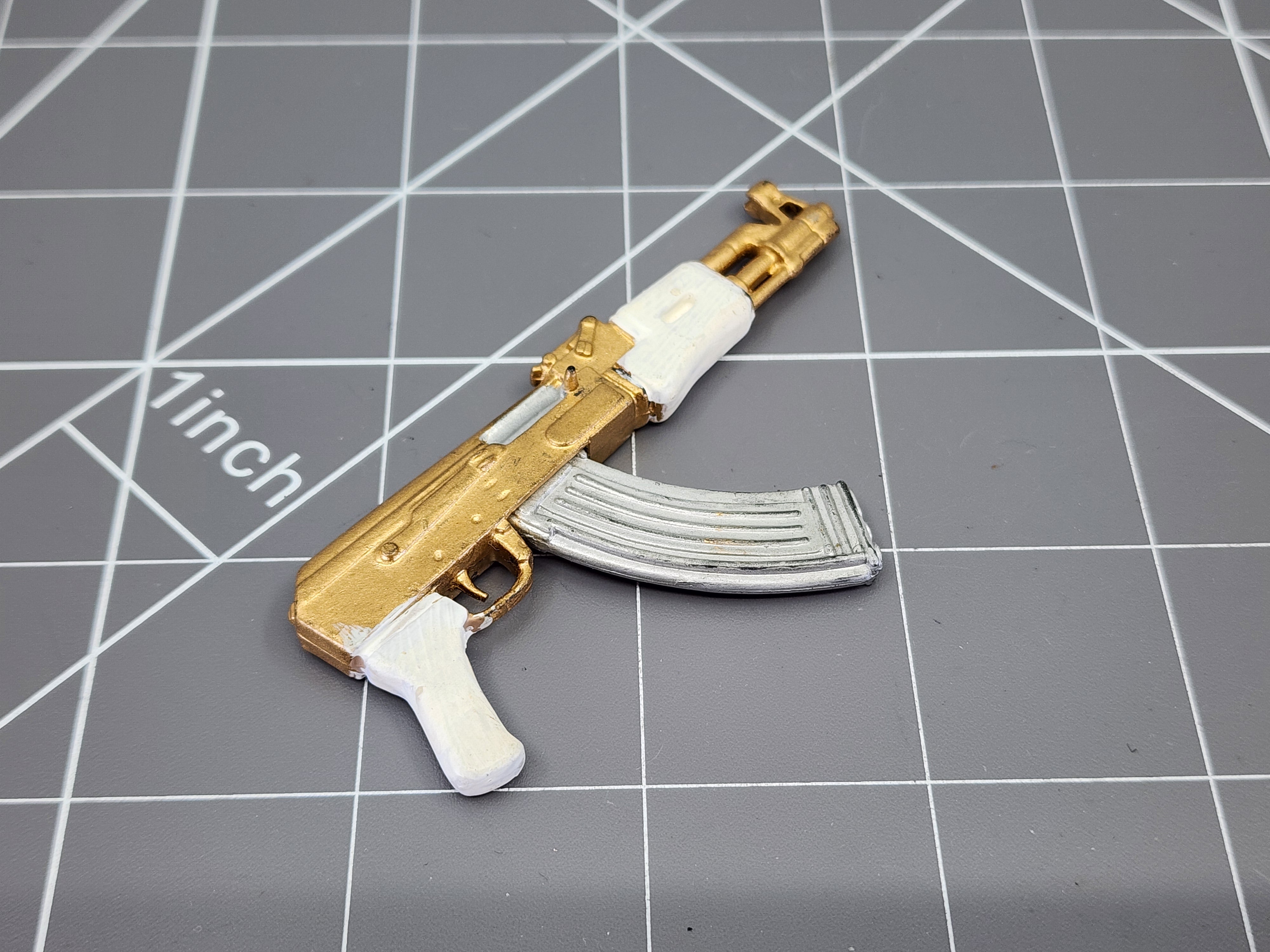Gold Painted Ak-47 W/O Stock – BlackOpsToys