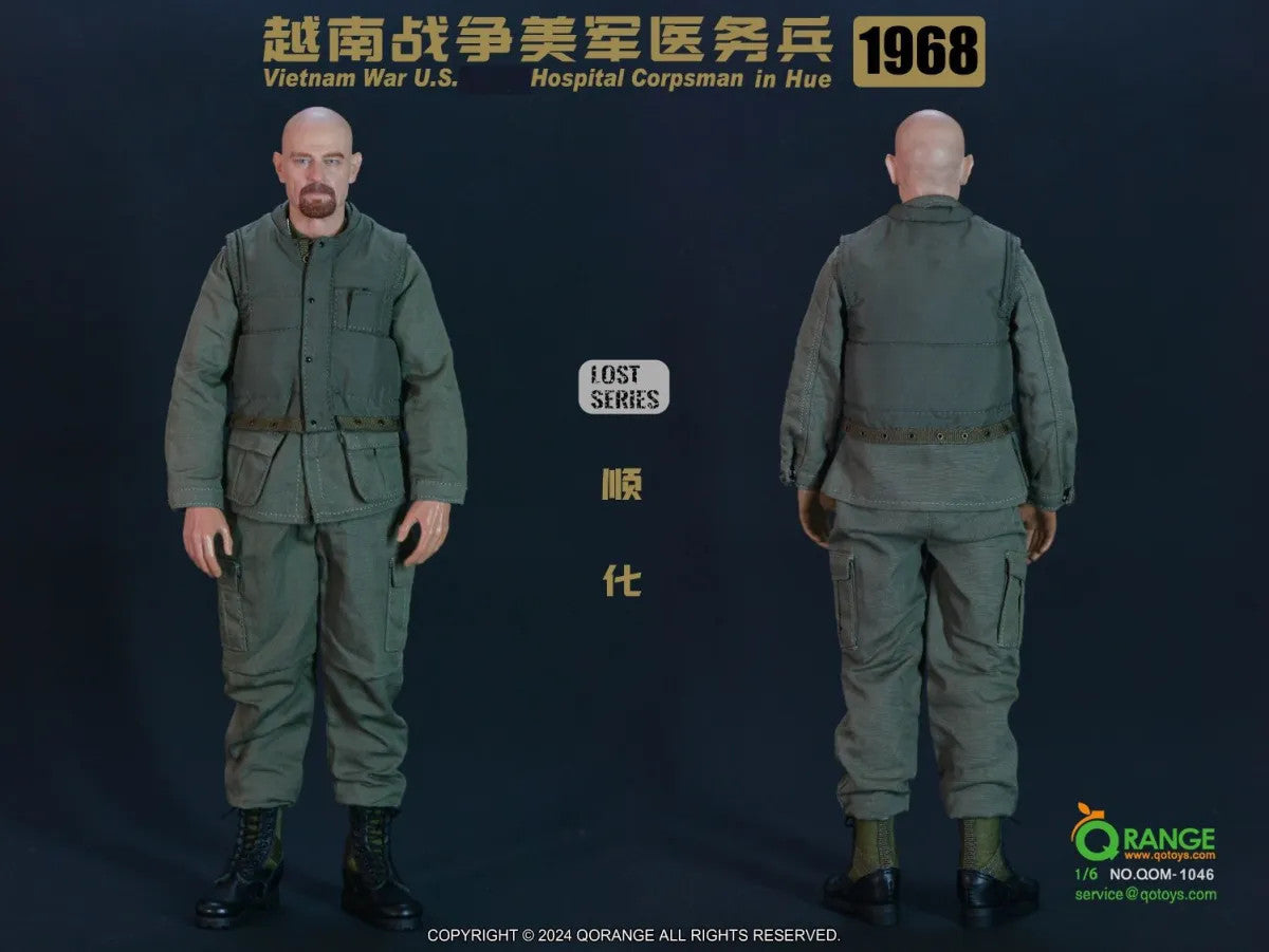 Vietnam War コットン装備 Vietnam War - Hospital Corpsman - OD Green Uniform Set w/Flak