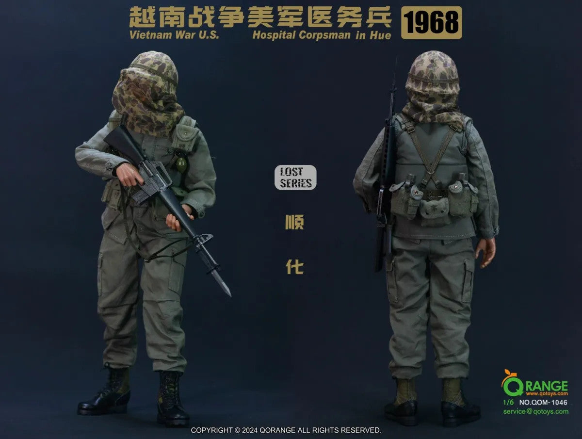 Verlinden 1/35 USMC Vietnam War Combat Medic Treatment (2 Figures) Model Kit 1430