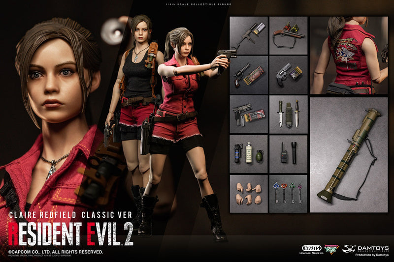 Load image into Gallery viewer, Resident Evil 2 Claire Redfield - .357 Magnum Pistol w/Ammo Box &amp; Speed Loader
