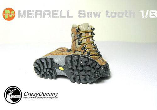 Female Merrell Saw Tooth Boots Brown Ver. (Foot Type) - MINT IN BOX