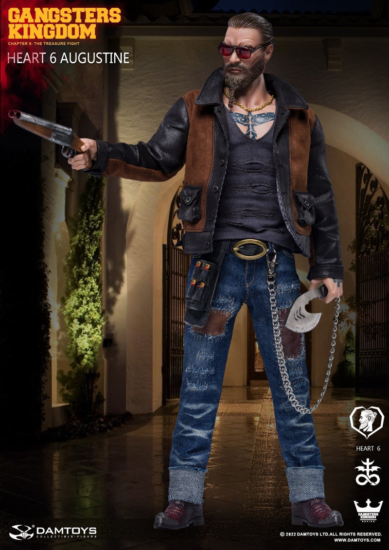 Load image into Gallery viewer, Gangsters Kingdom Augustine - Red Skin Boots w/Skull (Peg Type)
