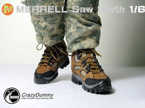 Female Merrell Saw Tooth Boots Brown Ver. (Foot Type) - MINT IN BOX
