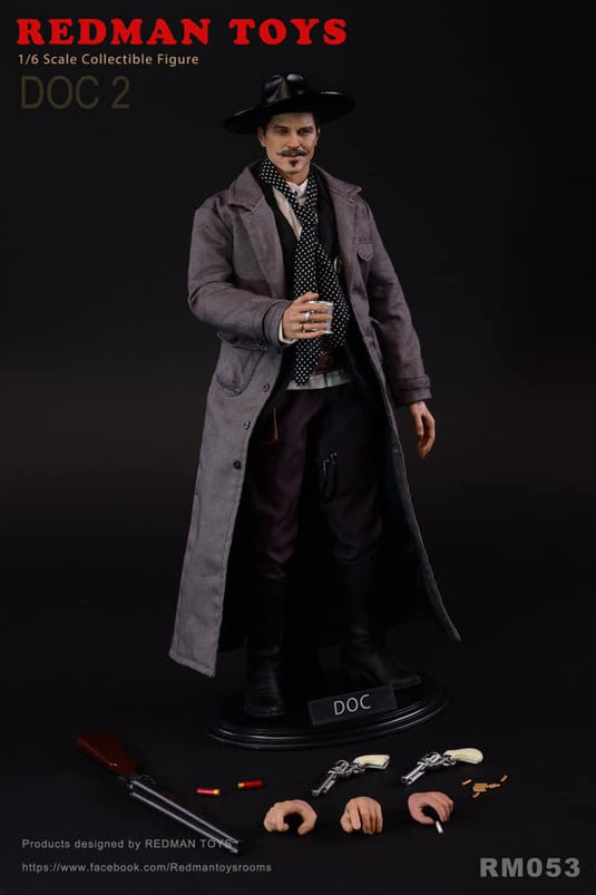 Doc Holiday - Male Body w/Headsculpt, Boots & Stand