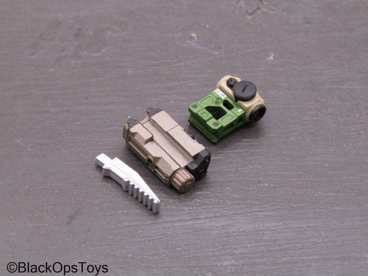PMC - Tan Red Dot Sight w/PEQ & Rail
