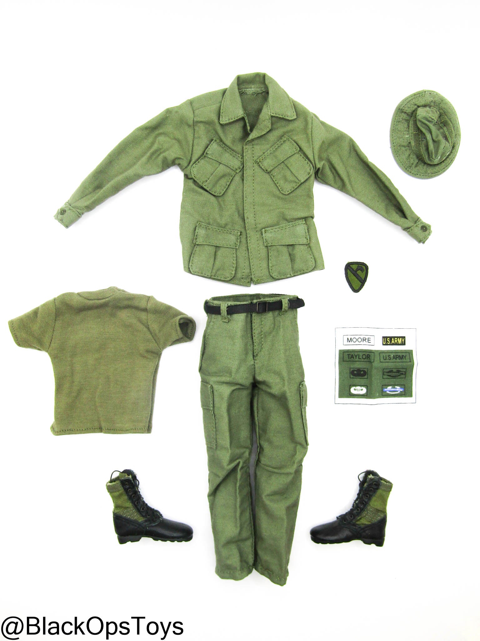 Vietnam Era OD Green Uniform Set