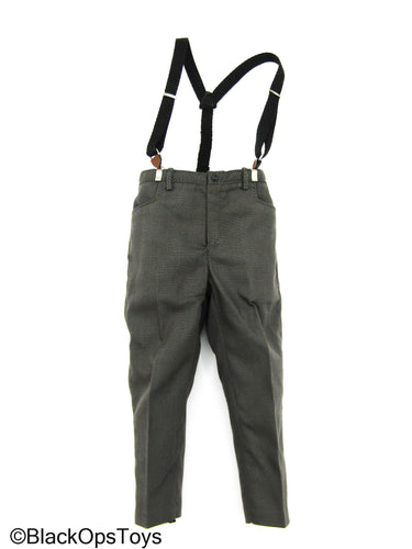 Léon The Professional - Grey Pants w/Suspenders