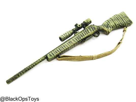 Camo Sniper Rifle w/Scope & Sling