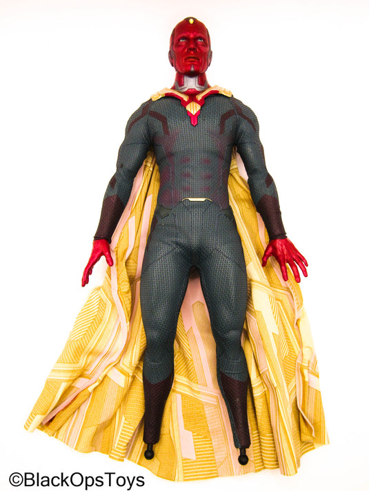 Avengers Age Of Ultron - Vison - Custom Painted Body w/Cape