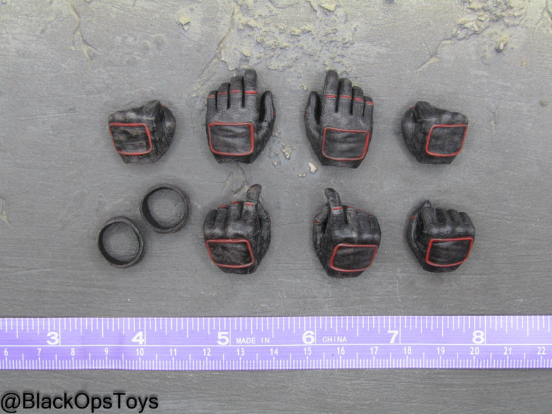 Load image into Gallery viewer, Red Knight - Black &amp; Red Gloved Hand Set (x7)
