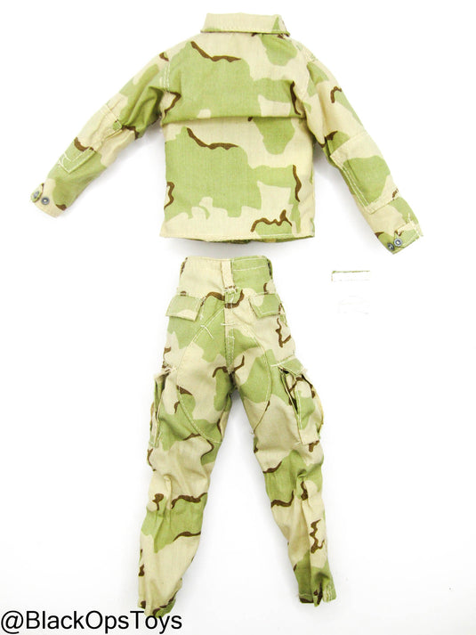 3C Desert Camo Combat Uniform w/Patches
