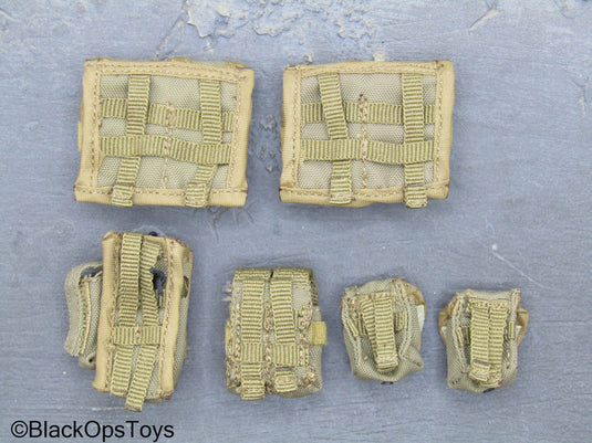 Operation Red Sea PLA Medic - Tan MOLLE Pouch Set