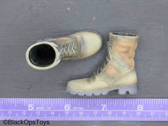 British - Multicolor Combat Boots (Foot Type)