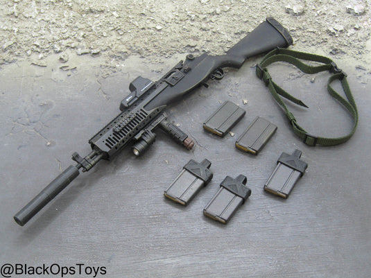 M14 SOCOM Rifle w/Suppressor & Attachment Set