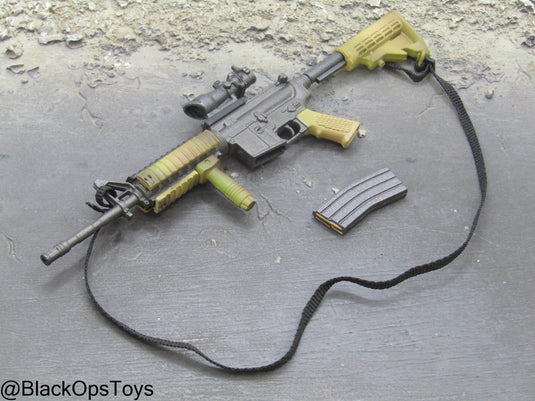 Camo M4 Carbine w/Attachment Set