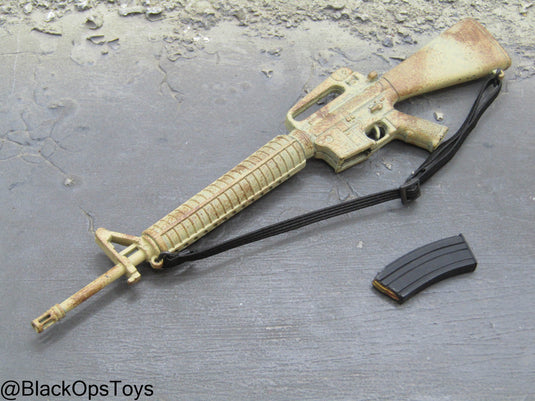 Desert Camo M16 Assault Rifle w/Sling