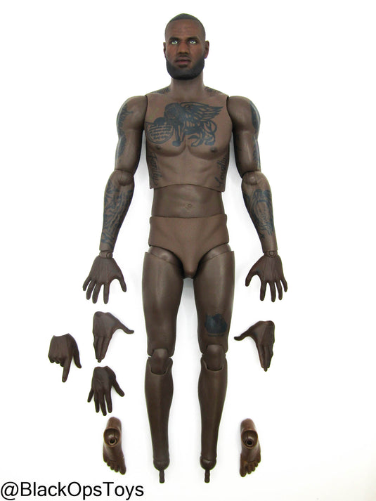 Los Angeles Lakers - LeBron James - Male Tattooed Body w/Headsculpt