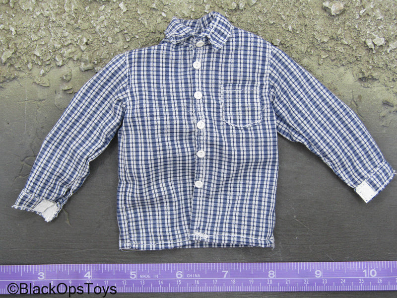 Load image into Gallery viewer, PMC - Blue Plaid Shirt
