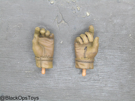 US Army Joe Brennan - Brown Gloved Hand Set (x2)