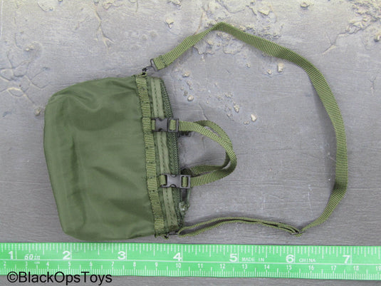 Armed Schoolgirl (B) - Green & Black Cross Body Bag