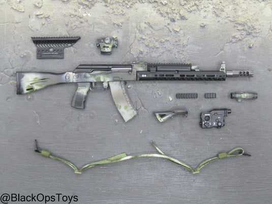 SOBR - Version S - Camo AK74 Rifle w/Folding Stock & Attachment Set