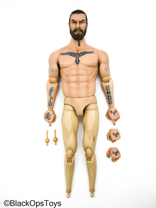 Gangsters Kingdom Augustine - Male Tattoo Body w/Head Sculpt