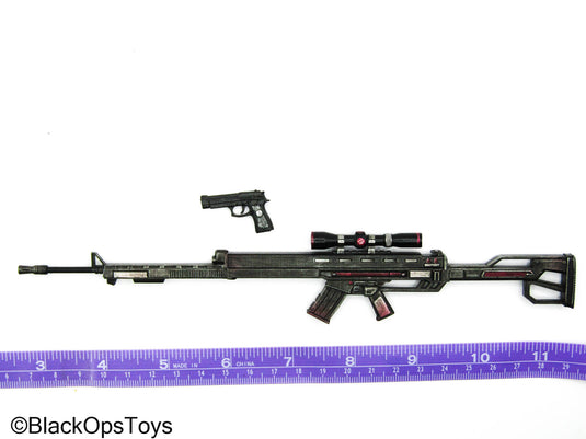 Sniper Girl - Sniper Rifle w/Metal Pistol