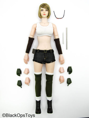 Sniper Girl - Female Dressed Body w/Head Sculpt & Moving Eyes