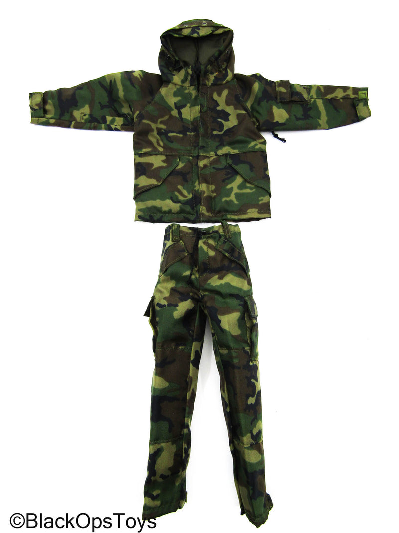 Load image into Gallery viewer, Woodland Camo Cold Weather Combat Uniform Set
