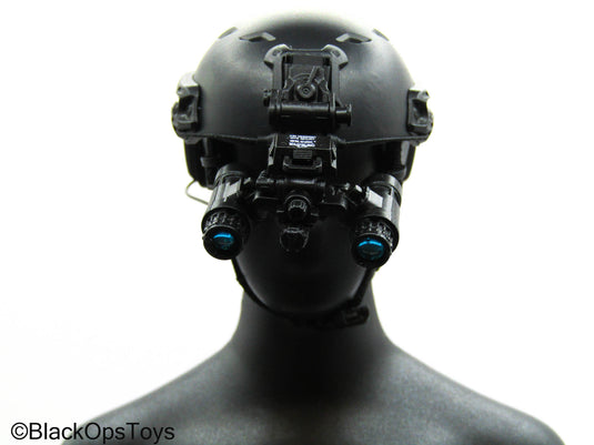 Black Helmet w/NVG Set