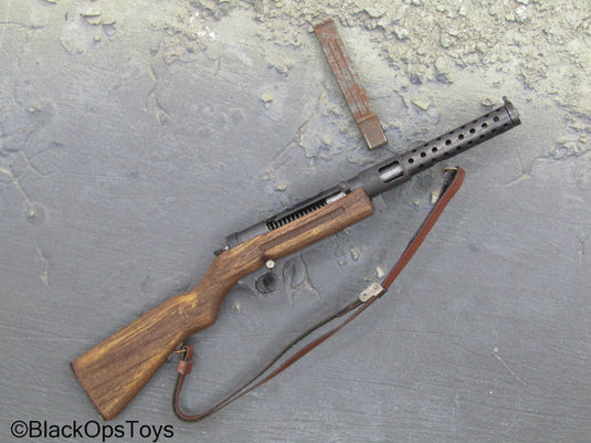 WWII - Wood & Metal Steyr MP34 Submachine Gun