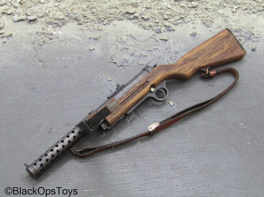 WWII - Wood & Metal Steyr MP34 Submachine Gun